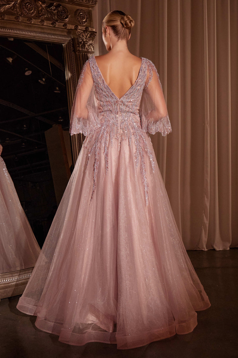 Ladivine by Cinderella Divine CD784_MAUVE_BACK