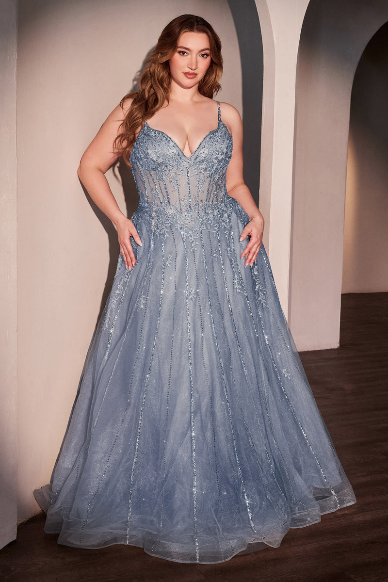 Ladivine by Cinderella Divine CD786C_BLUE_FRONT