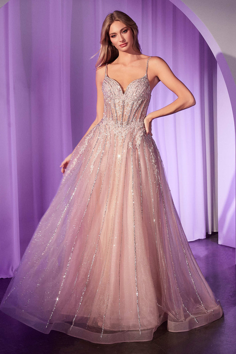 Ladivine by Cinderella Divine CD786_DUSTY-ROSE_FRONT