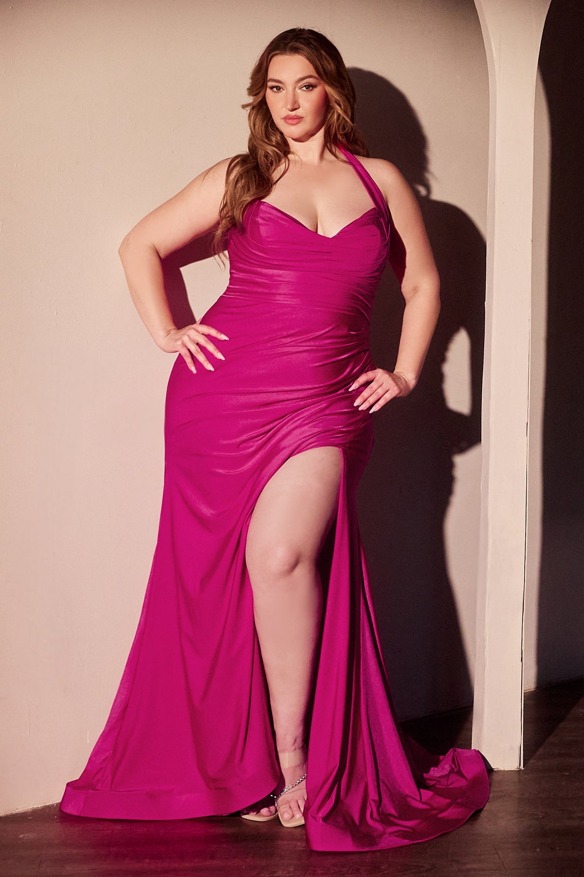 Ladivine by Cinderella Divine CD796C_MAGENTA_FRONT