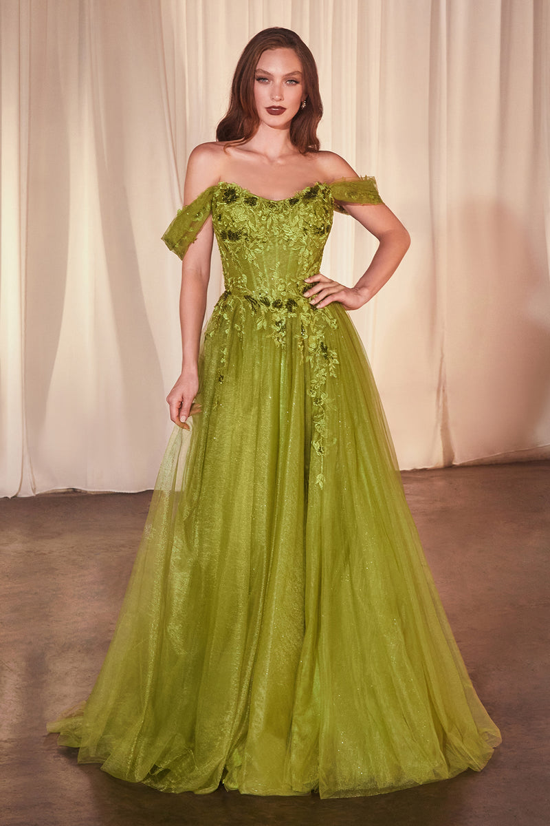 Ladivine by Cinderella Divine CD799_GREENERY