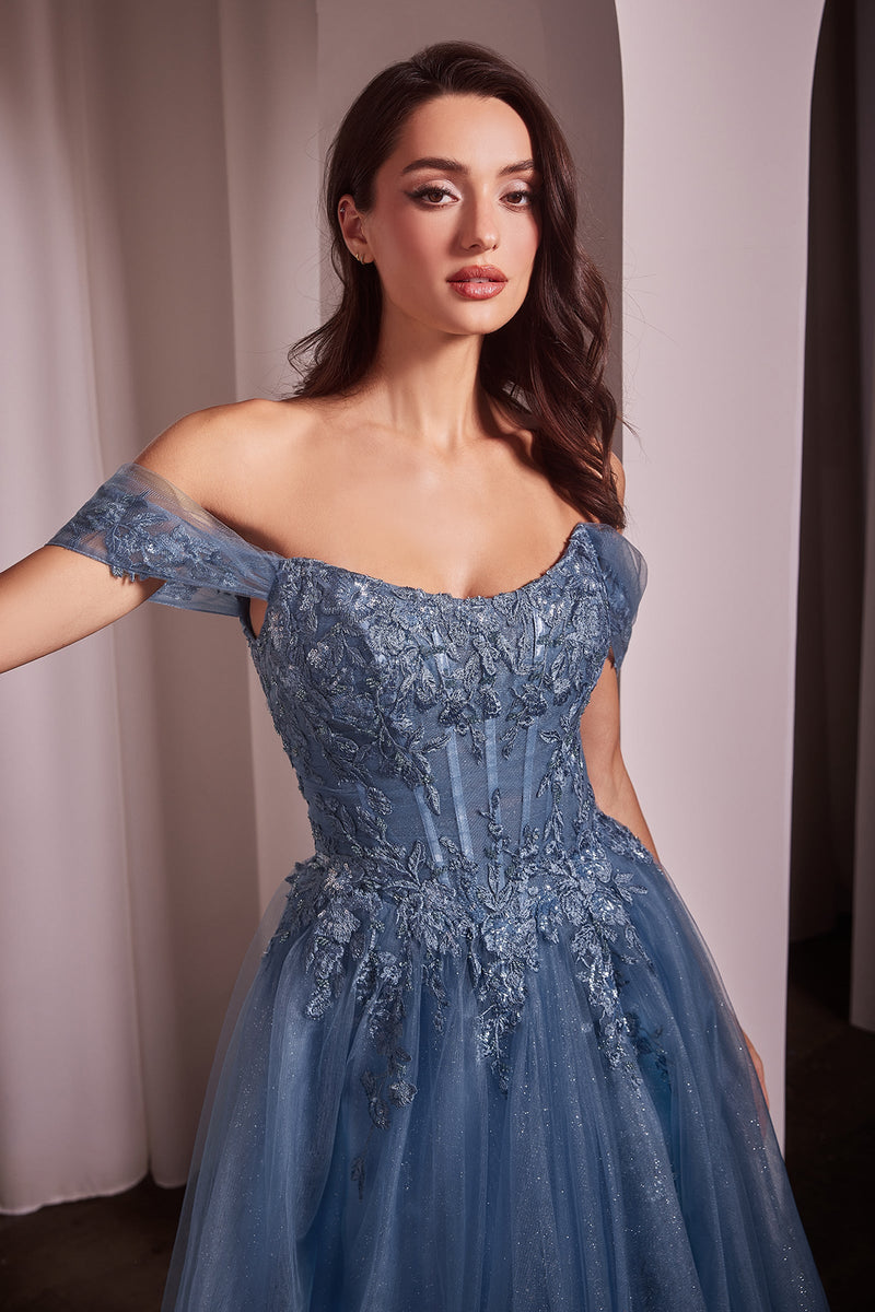 Ladivine by Cinderella Divine CD799_SMOKY-BLUE_1