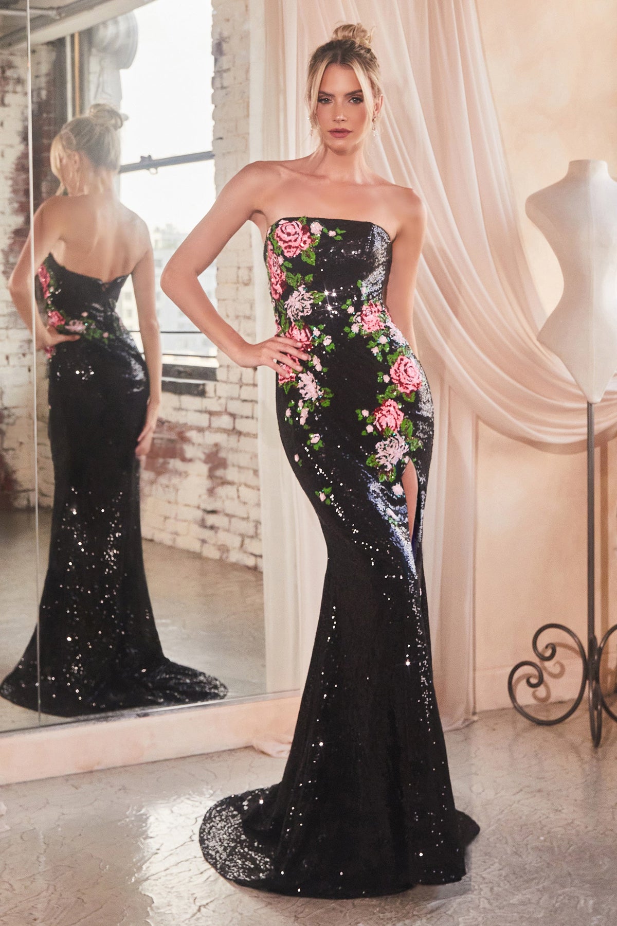 Ladivine by Cinderella Divine CD811_BLACK_FRONT