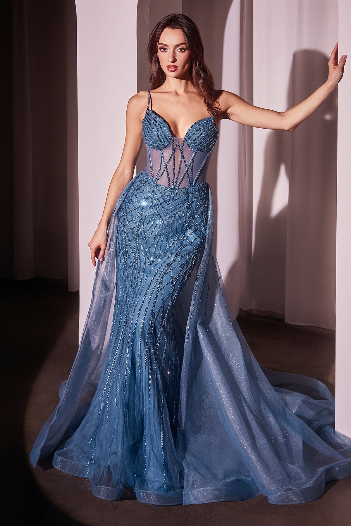 Ladivine by Cinderella Divine CD863_LAPIS--BLUE_FRONT