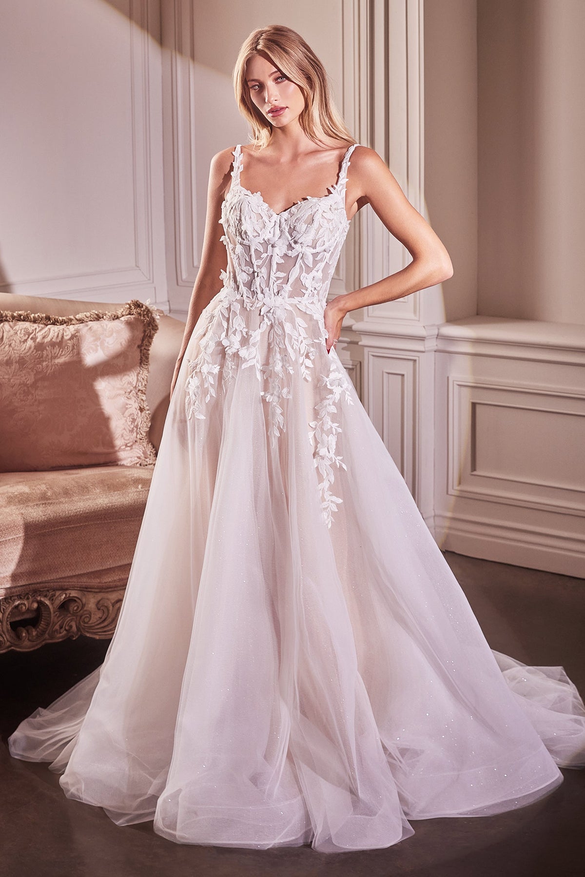 Ladivine by Cinderella Divine CDS477W_OFF_WHITE_NUDE_FRONT