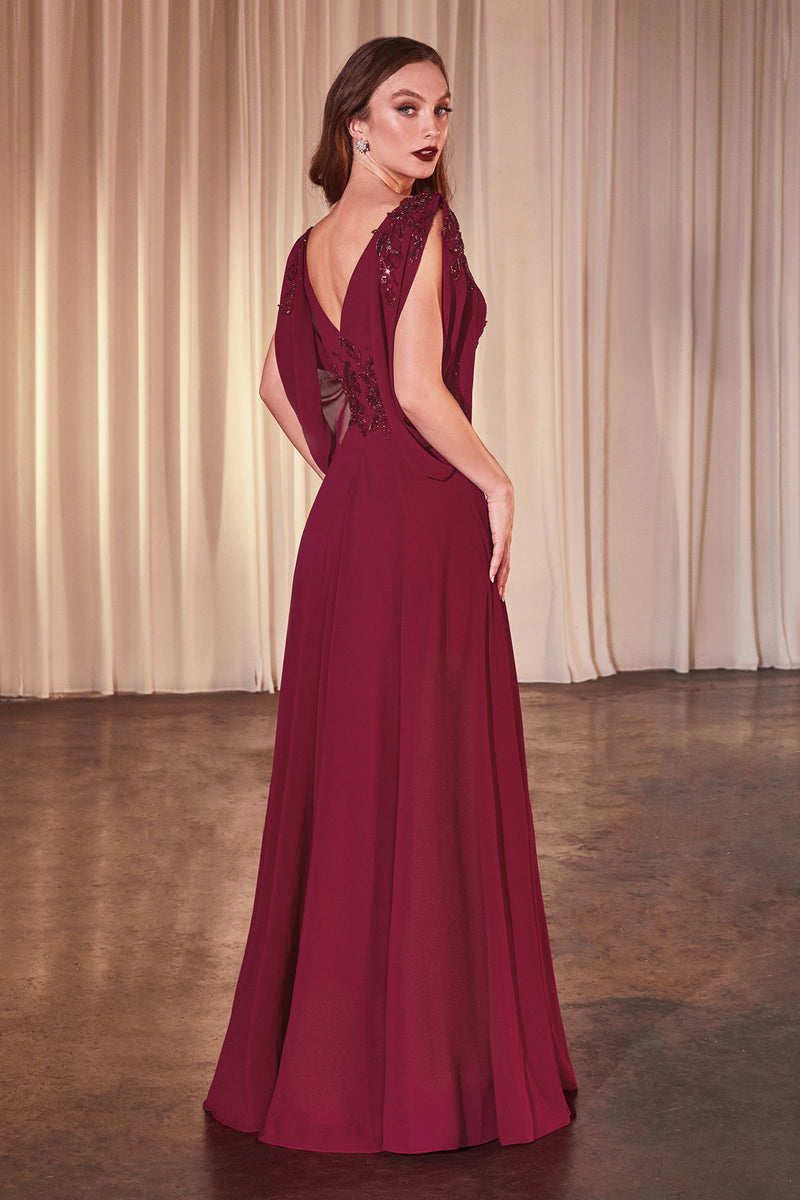 Ladivine by Cinderella Divine CDS508_BURGUNDY_1