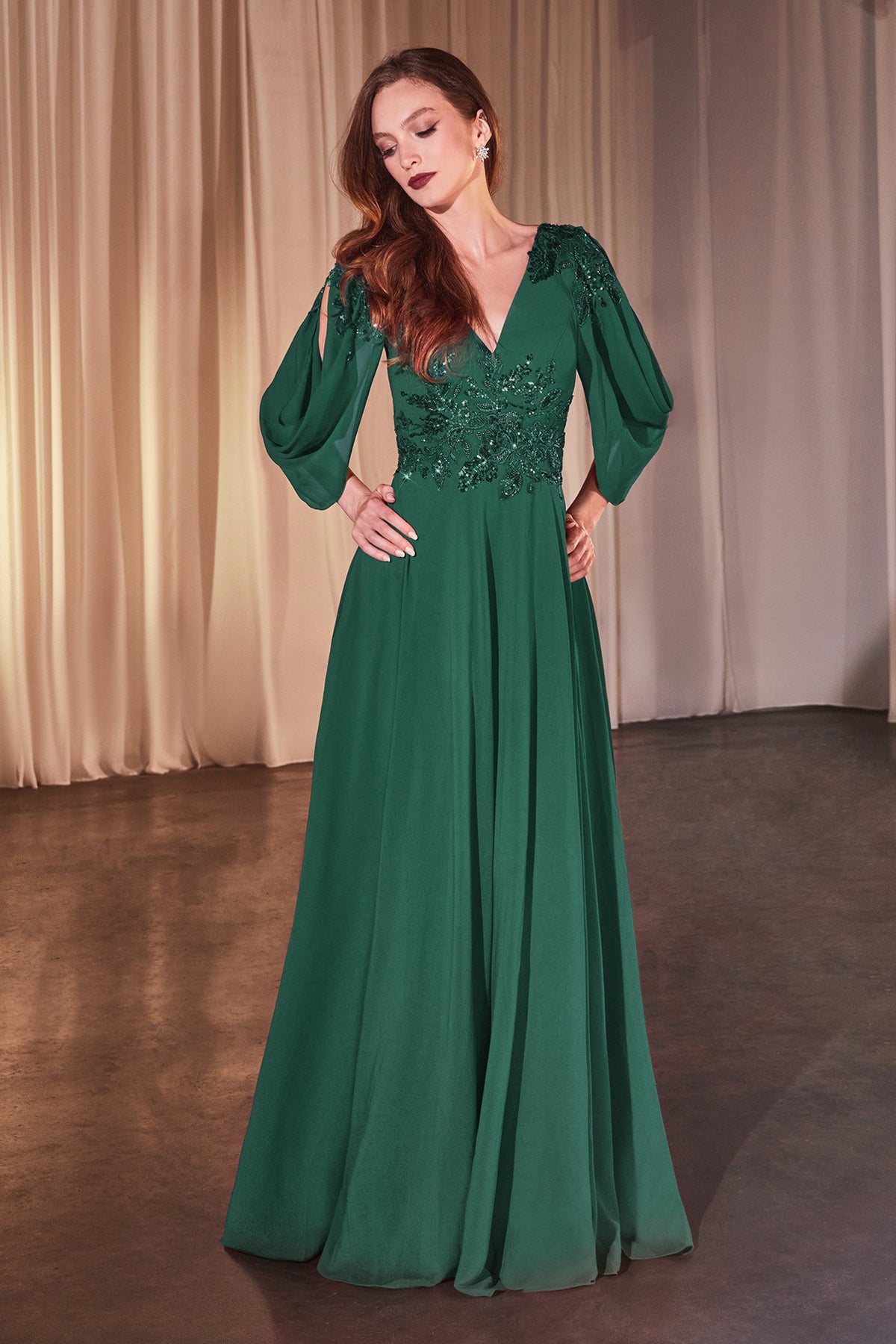 Ladivine by Cinderella Divine CDS508_EMERALD_FRONT