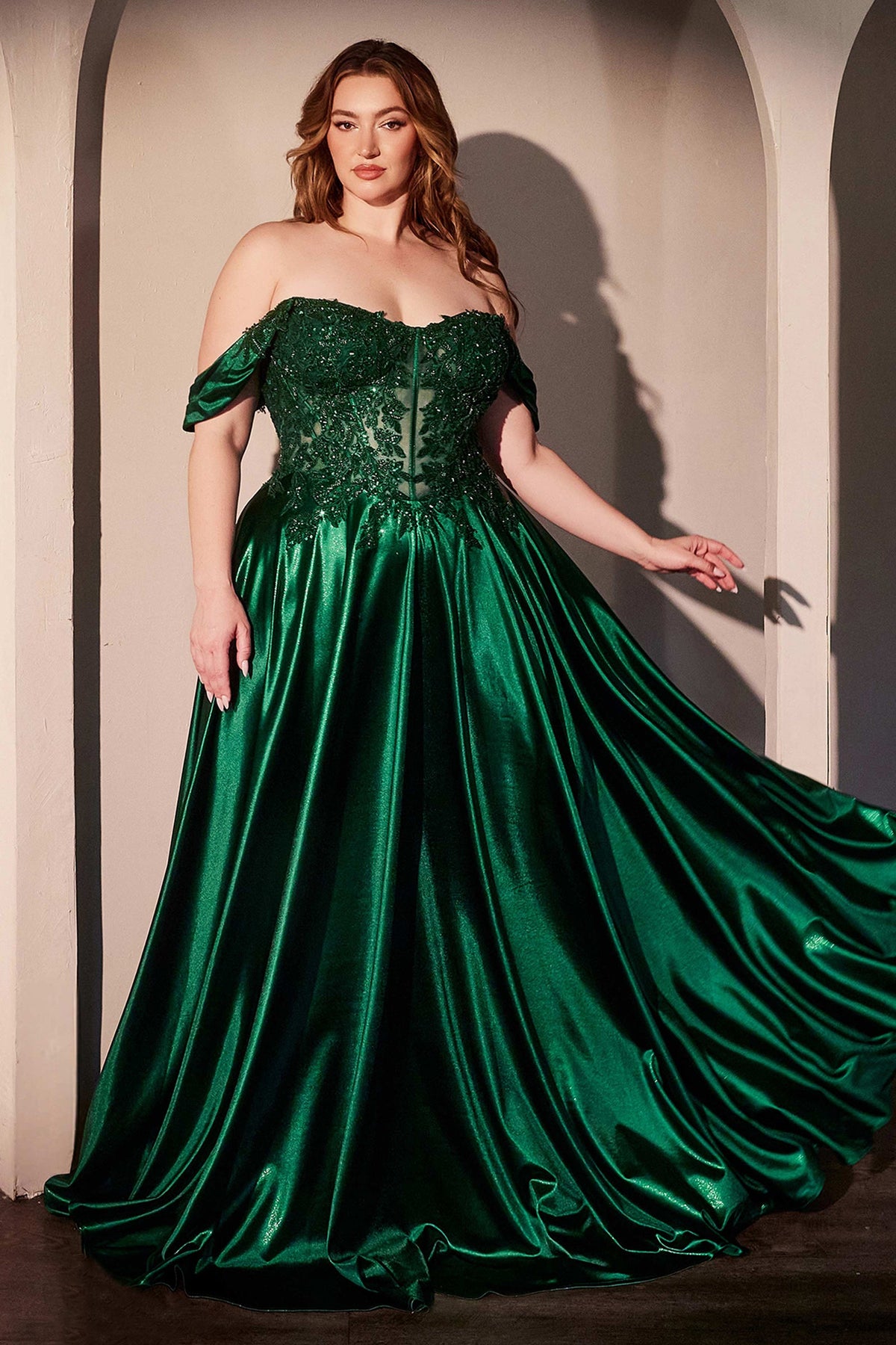Ladivine by Cinderella Divine CDS525_EMERALD_FRONT