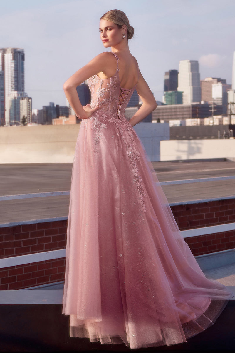 Ladivine by Cinderella Divine CDS533_MAUVE_BACK