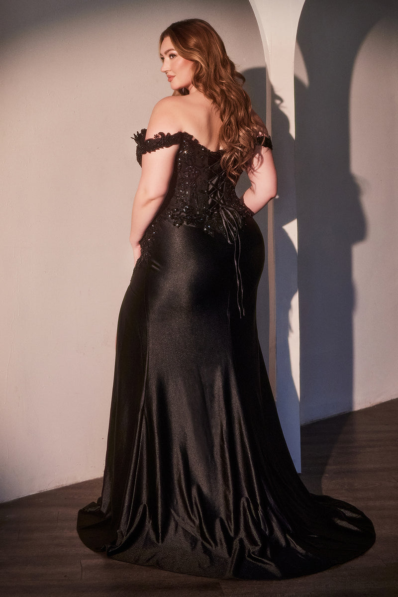 Ladivine by Cinderella Divine CDS537C_BLACK_BACK