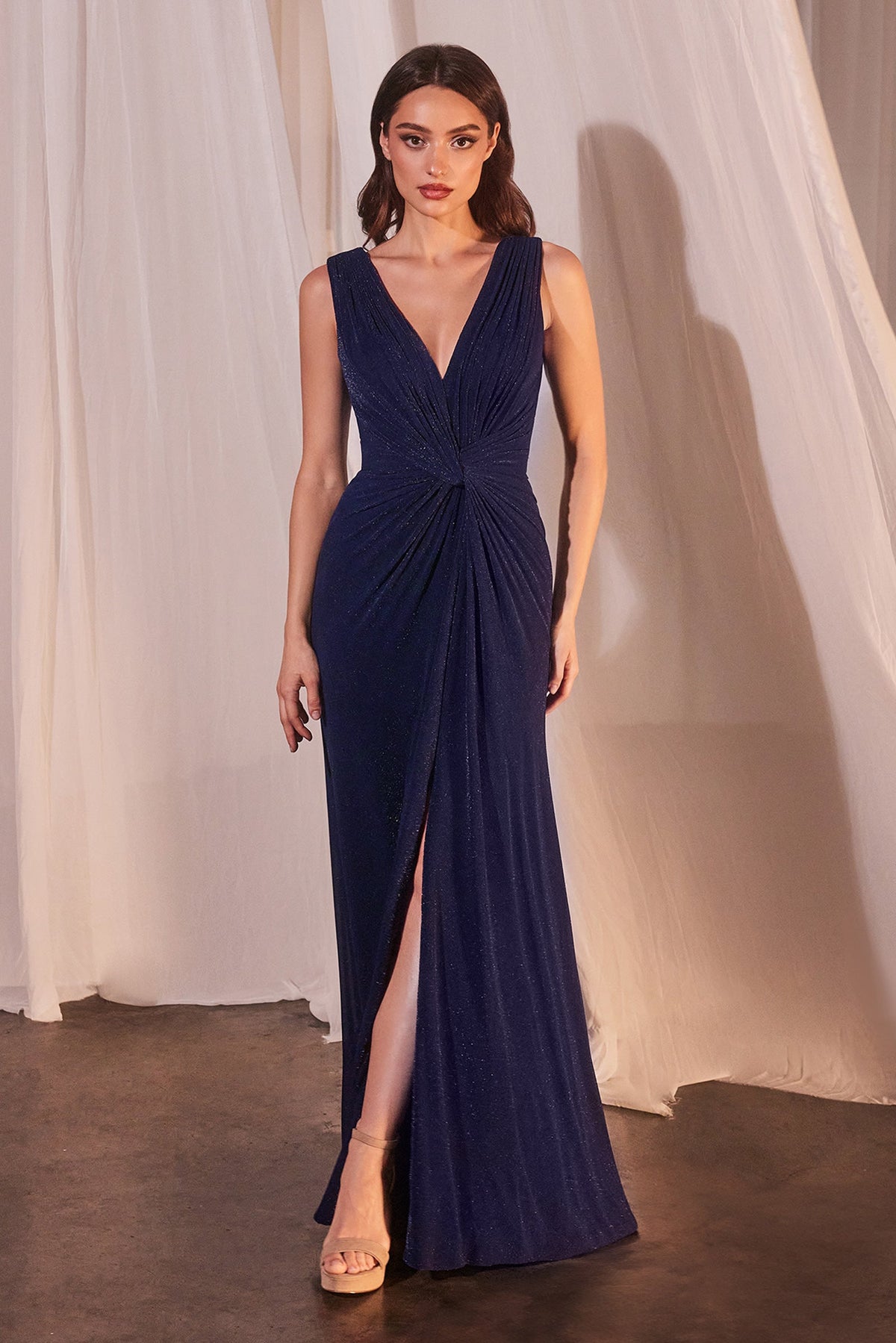 Ladivine by Cinderella Divine CK2989_NAVY_FRONT