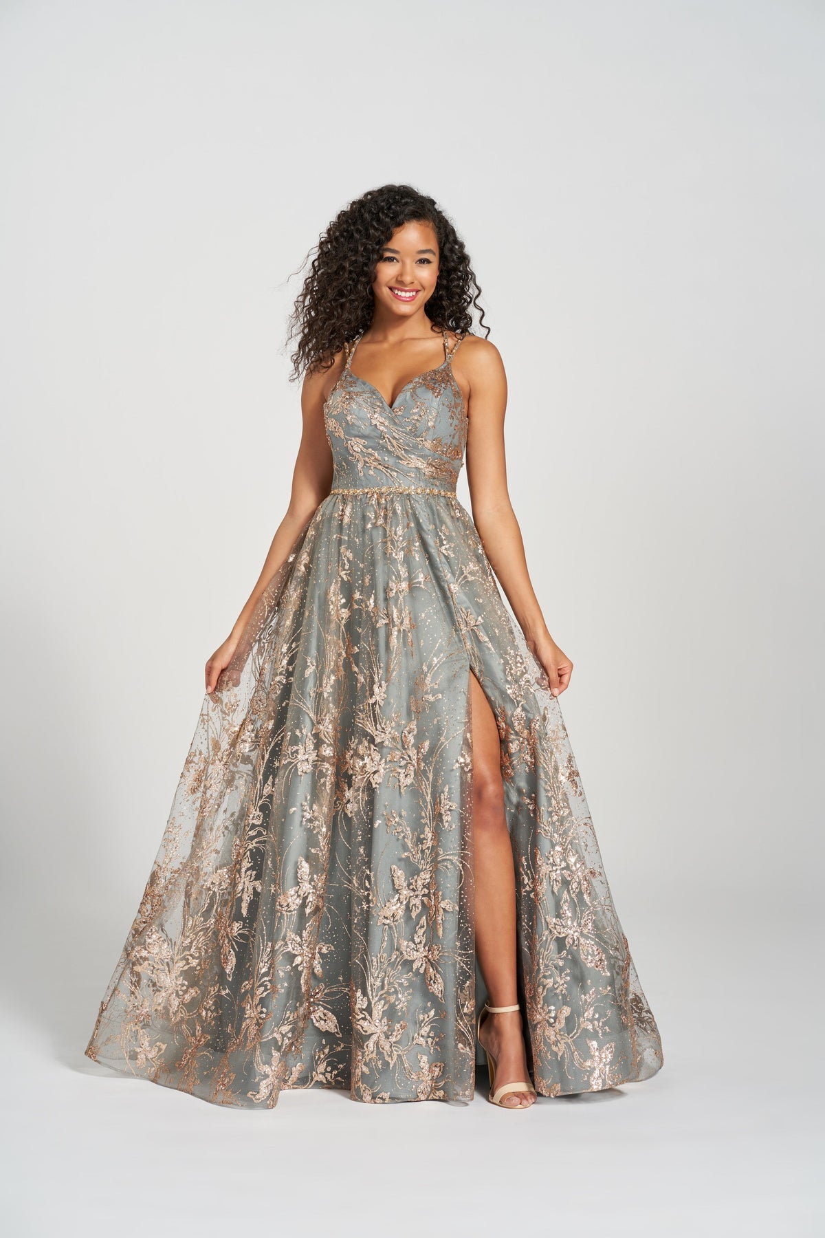 Colette by Daphne CL12218_GOLD_PEWTER_FRONT