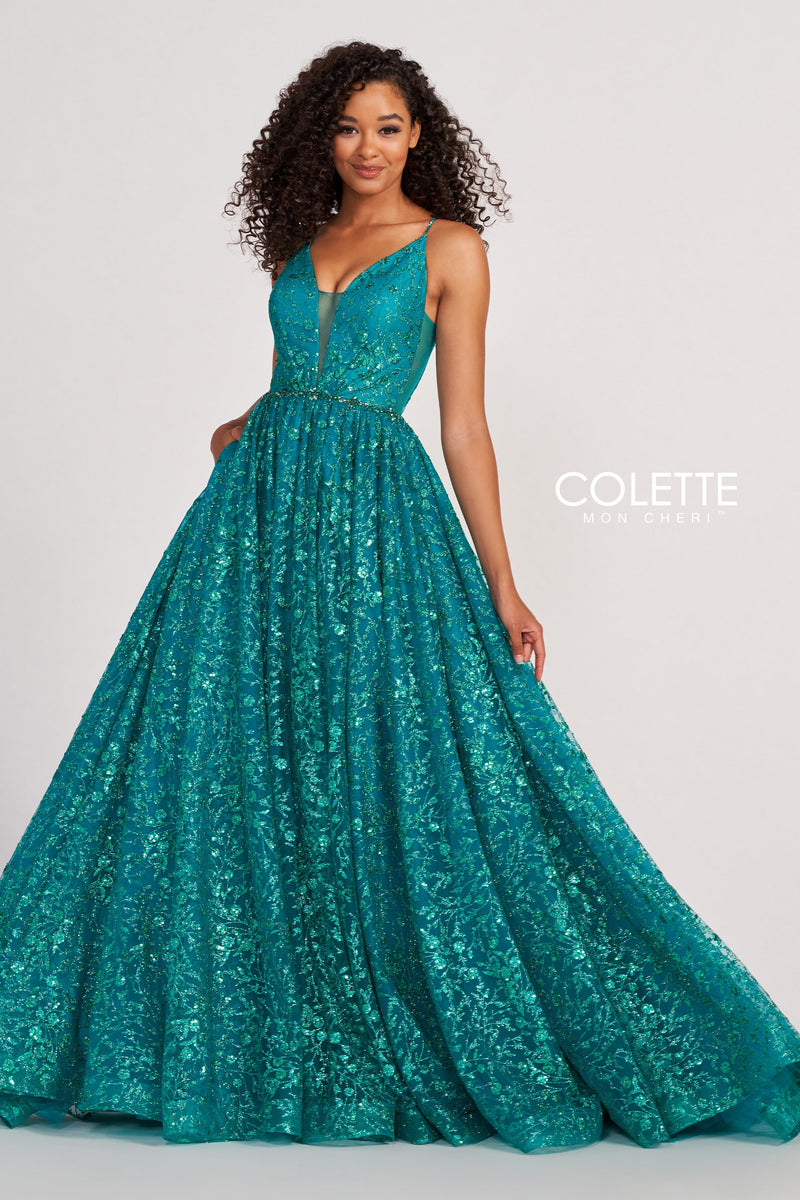 Colette by Daphne CL2016-emerald-f-d
