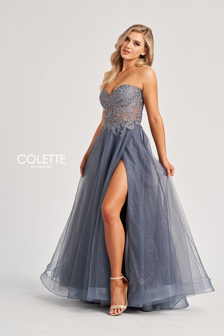 Colette by Daphne CL8110_STEEL_FRONT