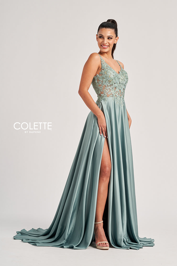 Colette by Daphne CL8160_SAGE_FRONT