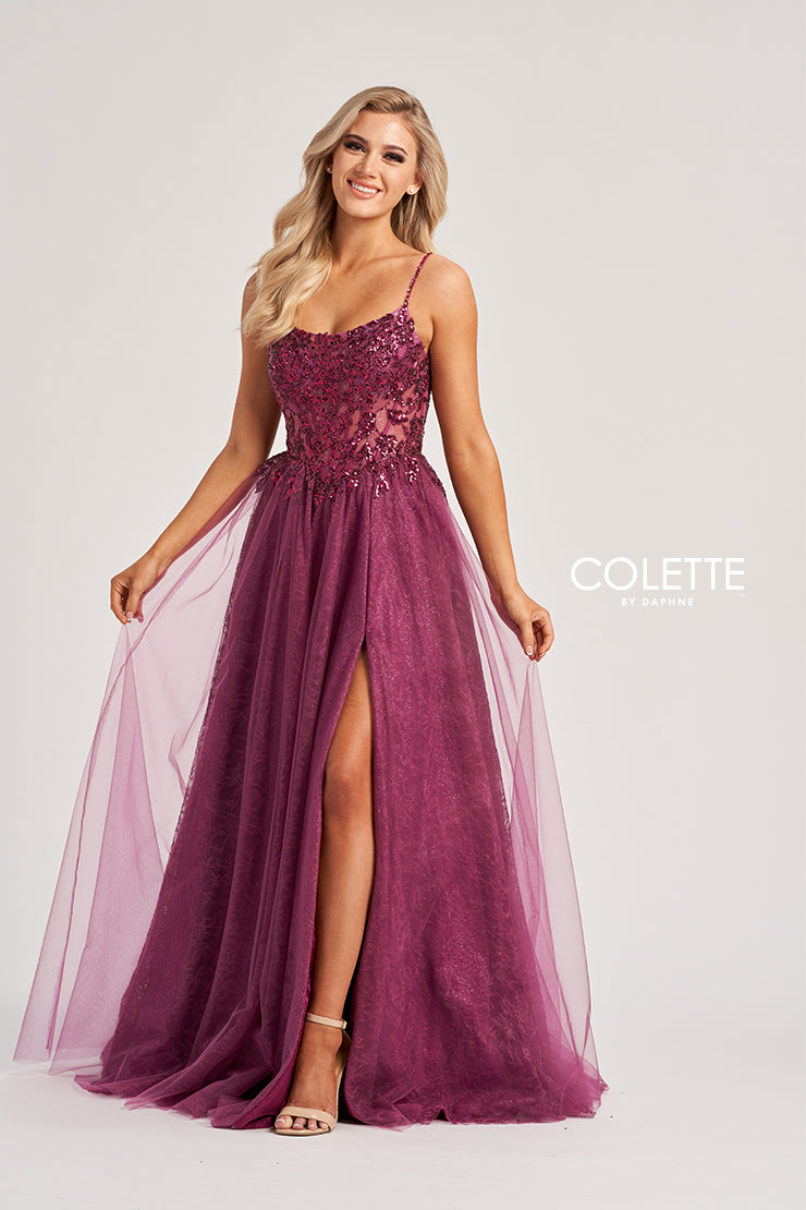 Colette by Daphne CL8240_BERRY_FRONT