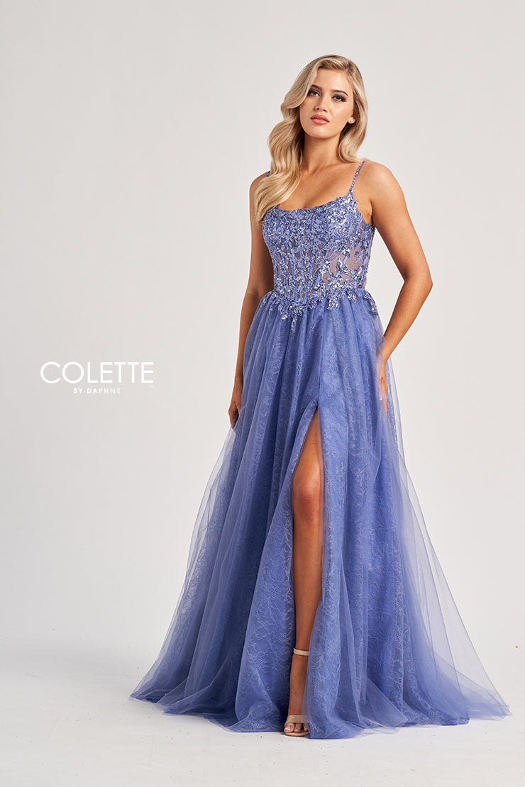 Colette by Daphne CL8240_PERIWINKLE_FRONT