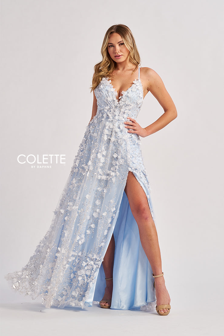 Colette by Daphne CL8525_ICE_BLUE_FRONT