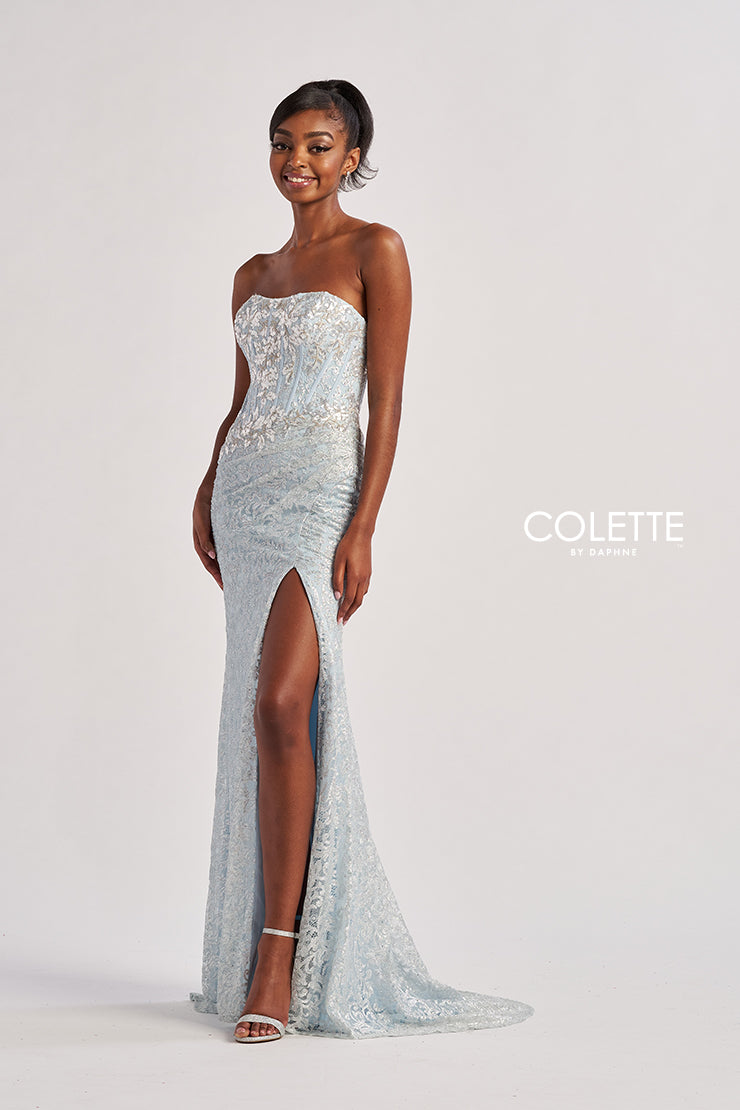 Colette by Daphne CL8595_ICE_BLUE_FRONT
