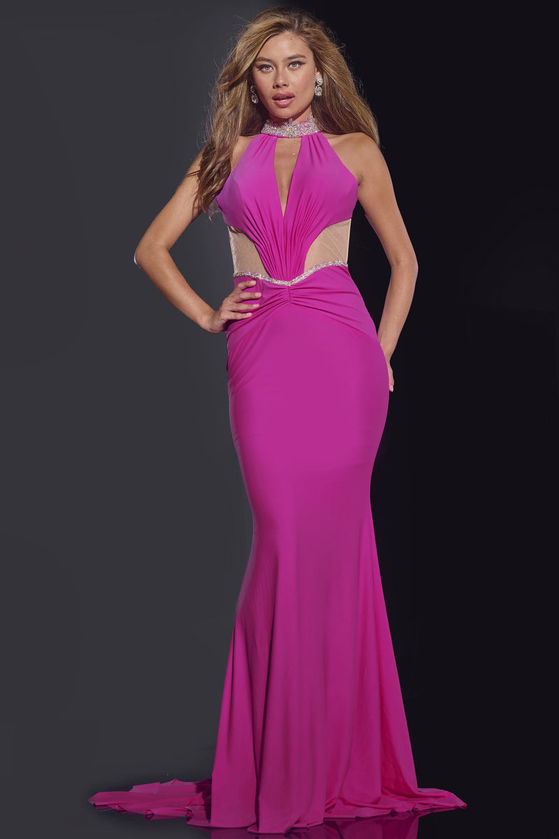 Jovani D5022_MAGENTA__4