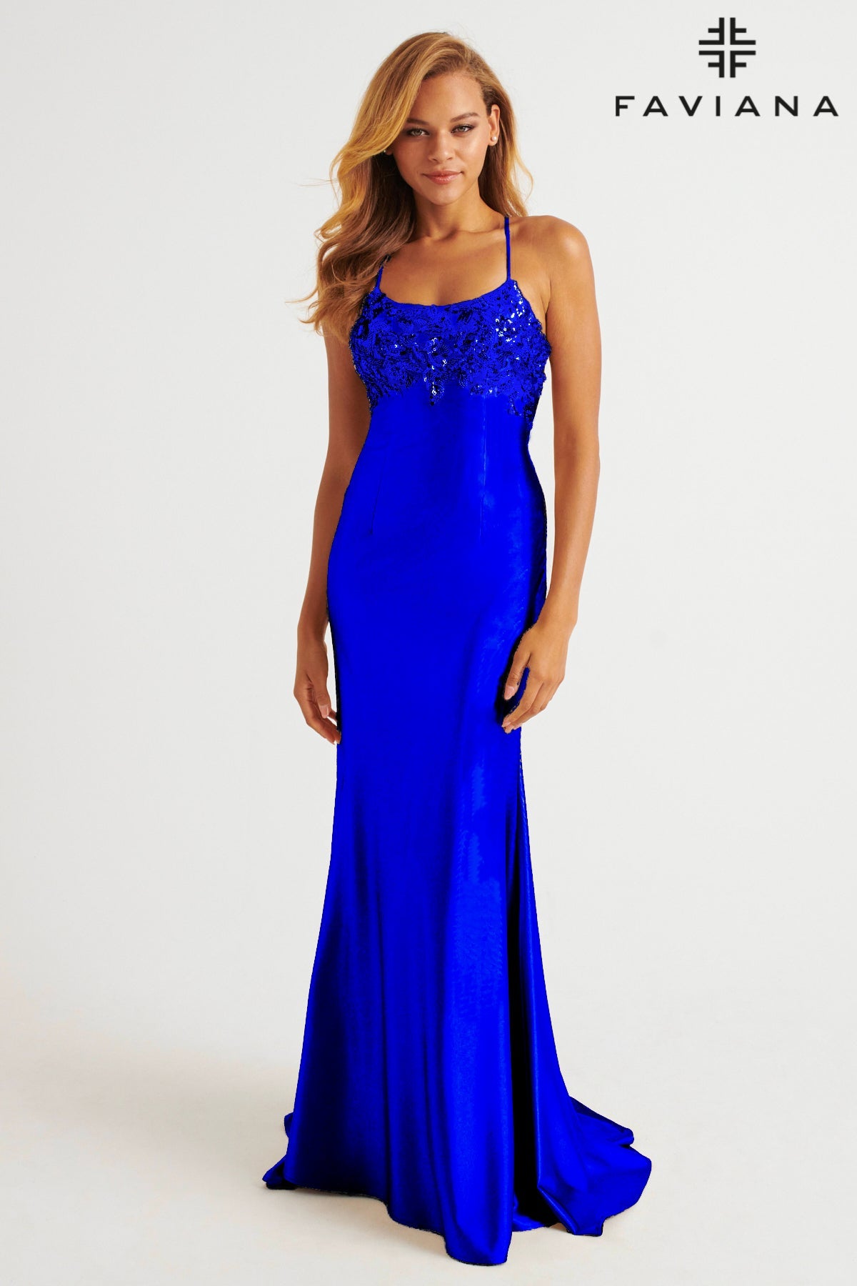 Faviana E11201_ROYAL_FRONT