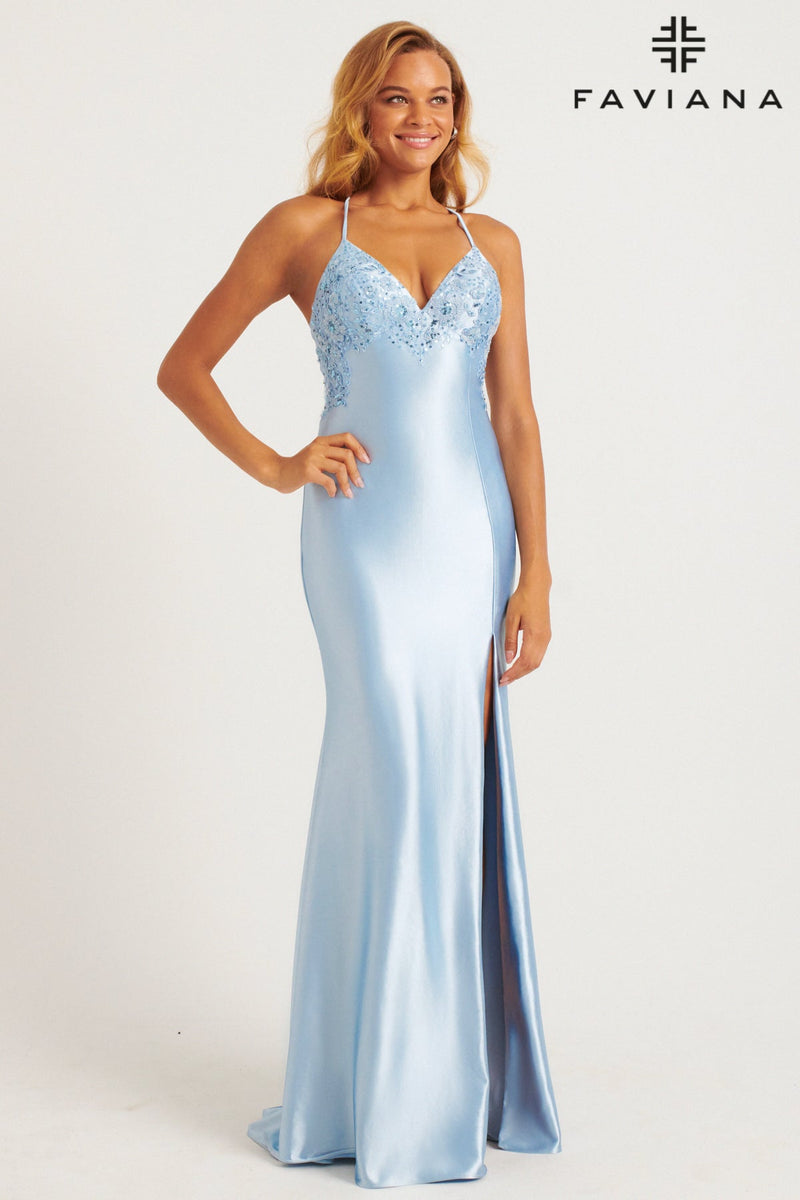 Faviana E11240_LIGHT_BLUE_FRONT