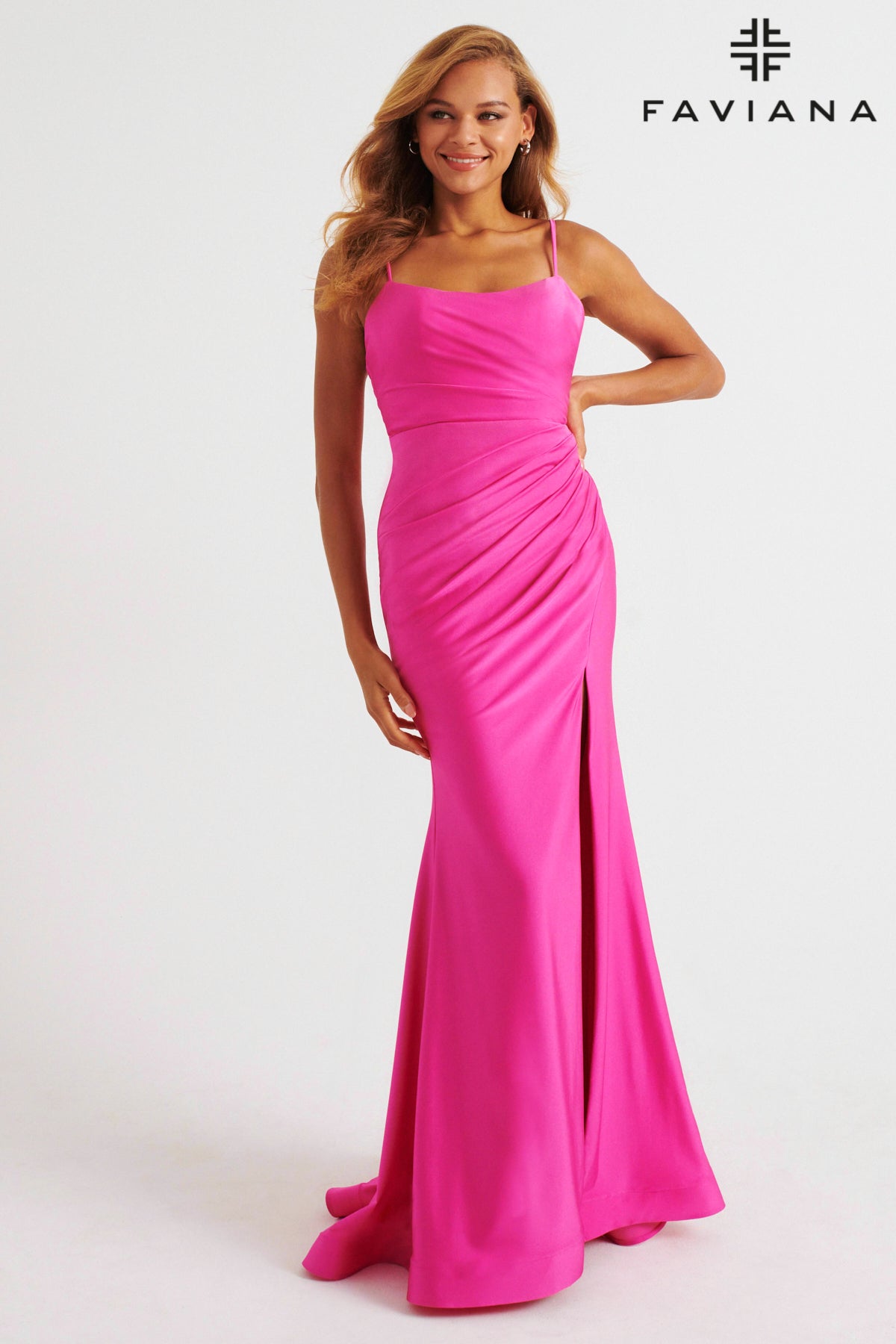 Faviana E11265_BUBBLEGUM_FRONT