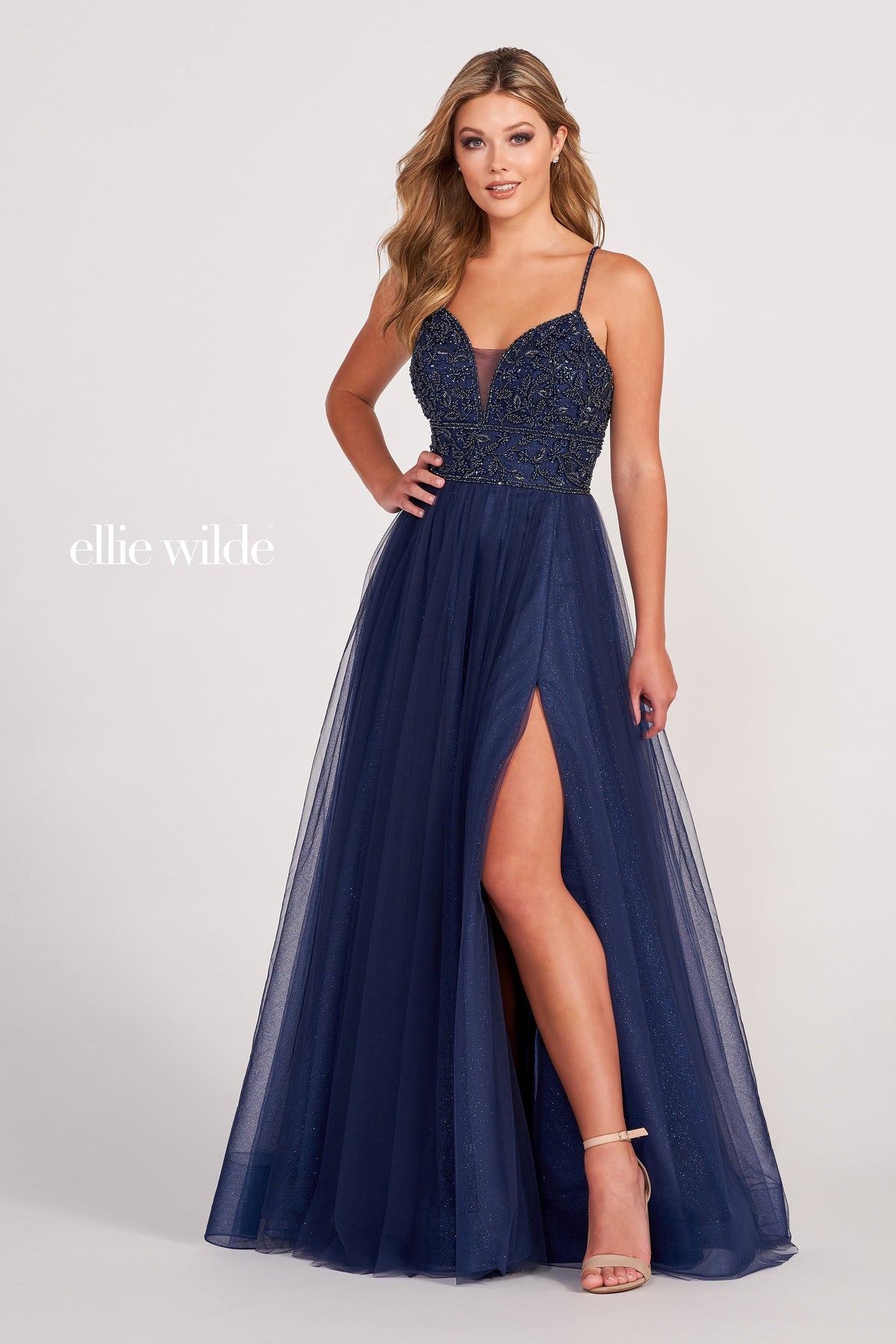 Ellie Wilde EW122066-navy-blue-f