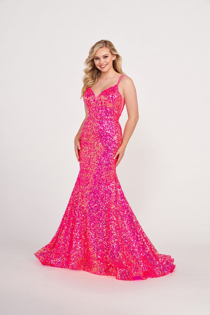 Ellie Wilde EW34016-hot-pink-f