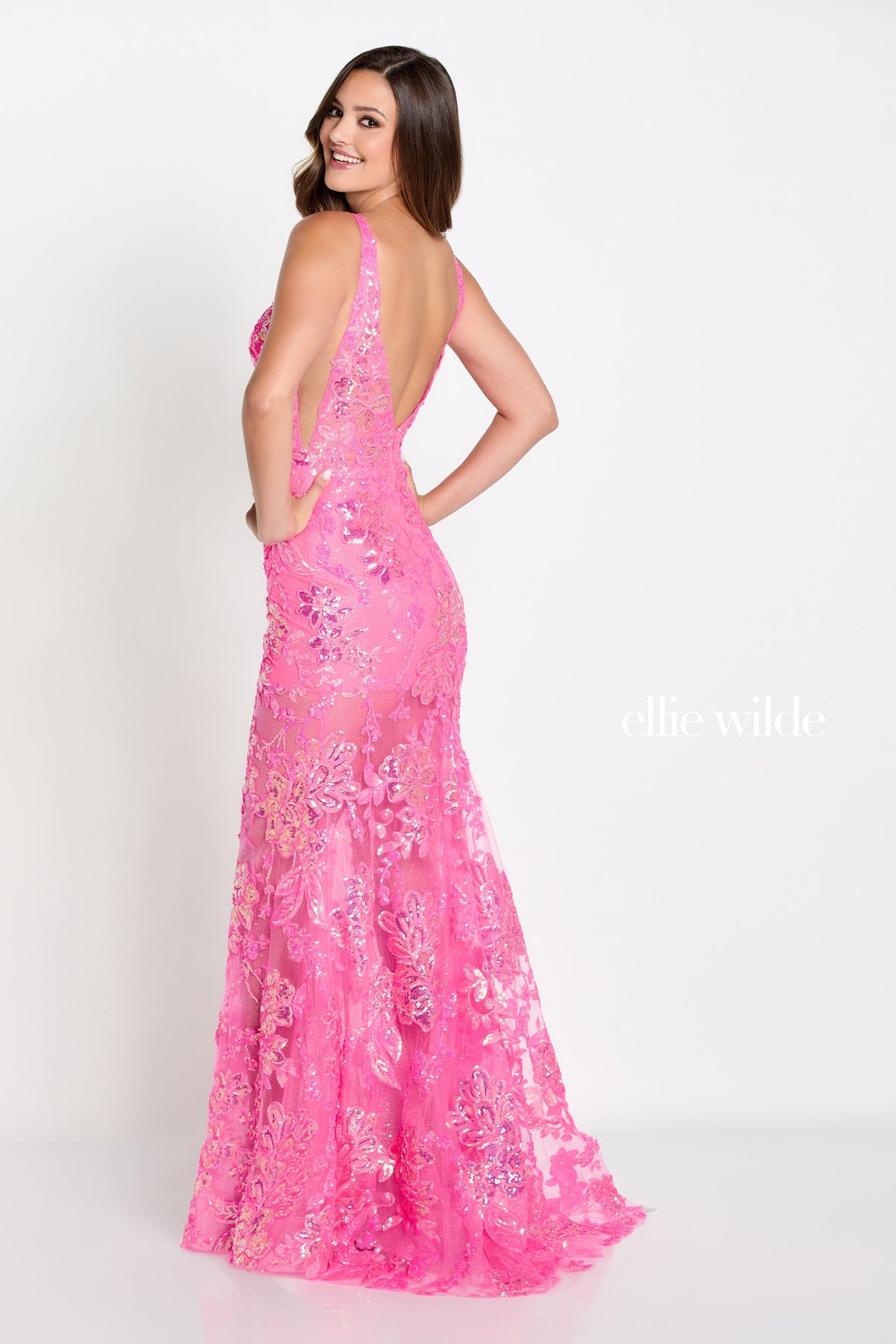 Ellie Wilde EW34040-hot-pink-b