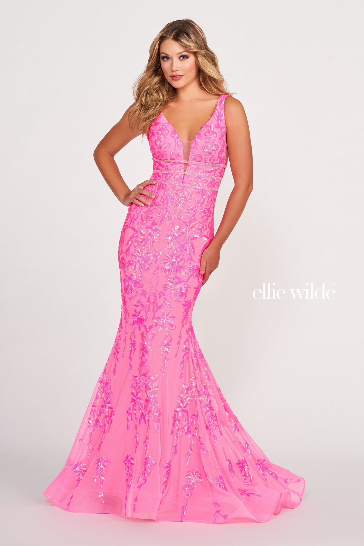 Ellie Wilde EW34041-hot-pink-f