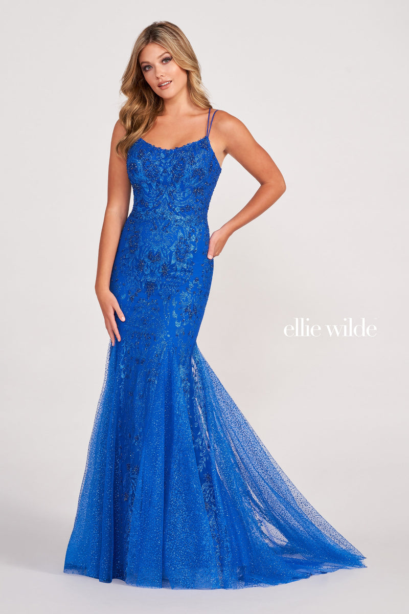 Ellie Wilde EW34045-royal-blue-f