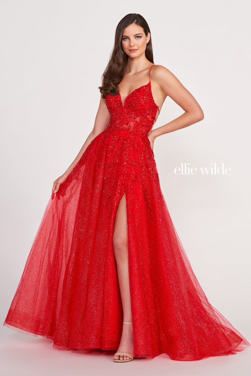 Ellie Wilde EW34053-red-f