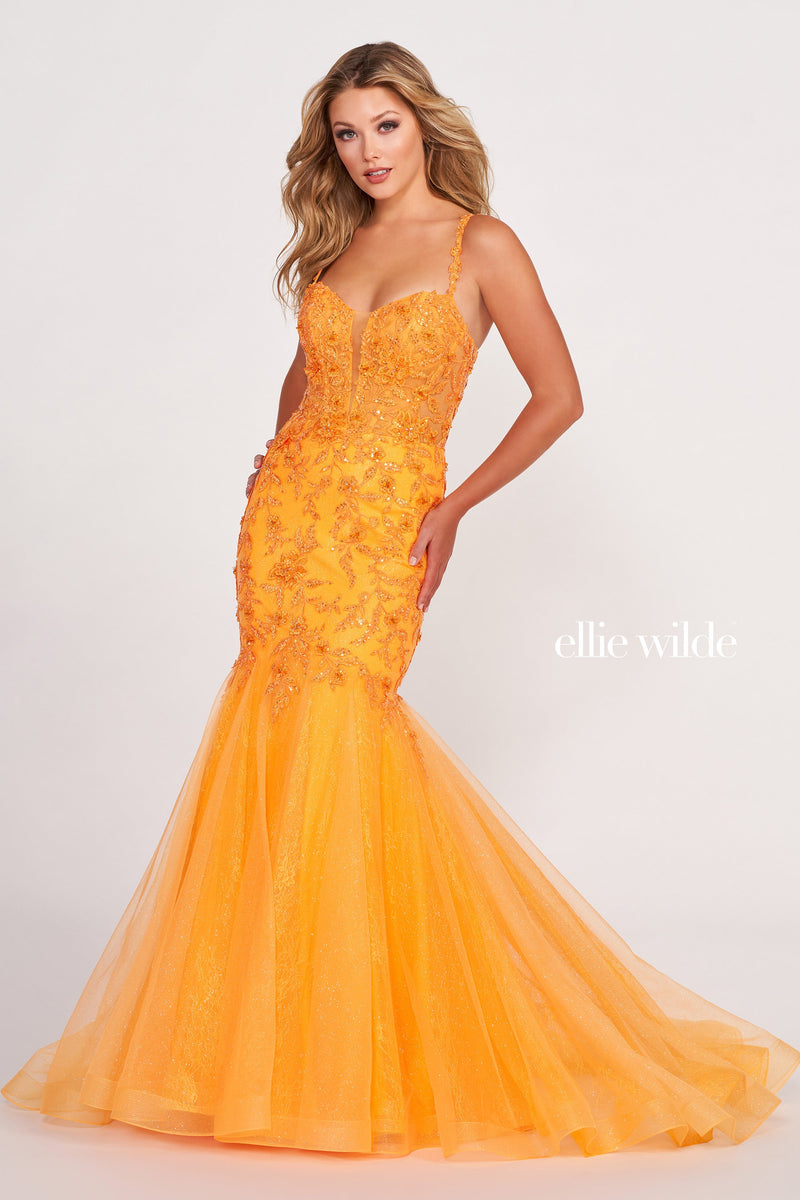 Ellie Wilde EW34085-orange-f