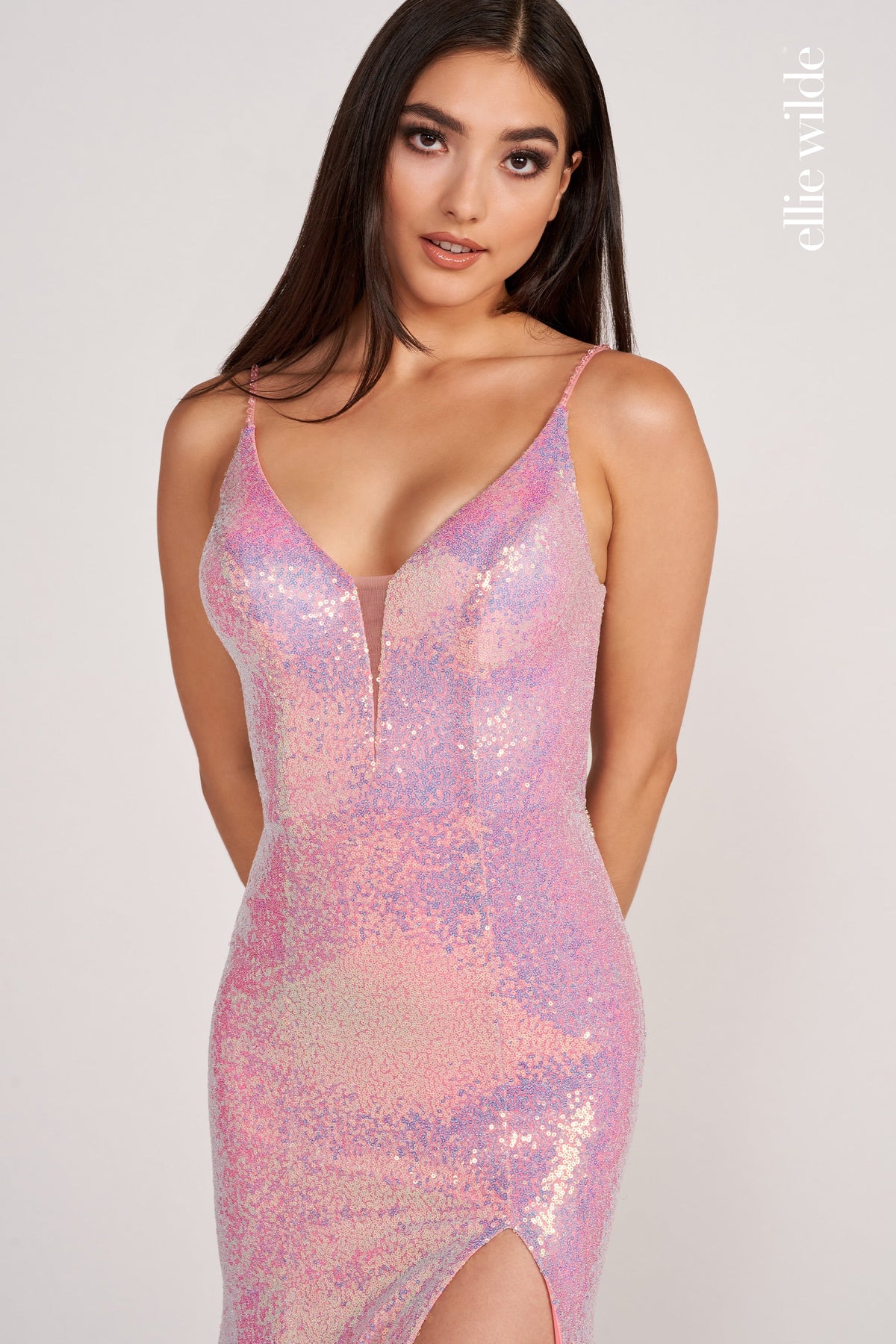 Ellie Wilde EW34088-pink-f-c