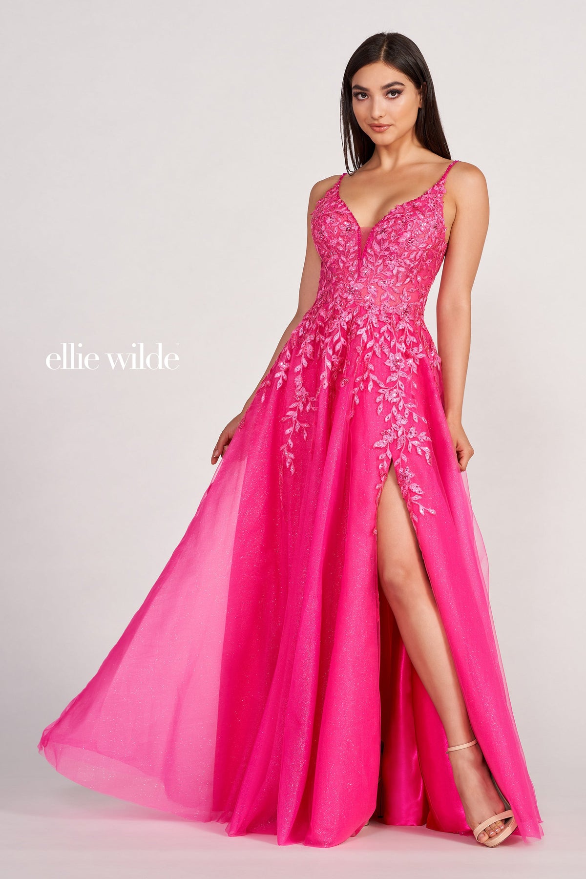 Ellie Wilde EW34089-magenta-f