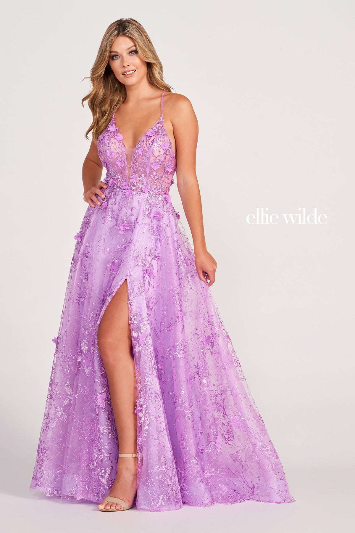 Ellie Wilde EW34102-lilac-f