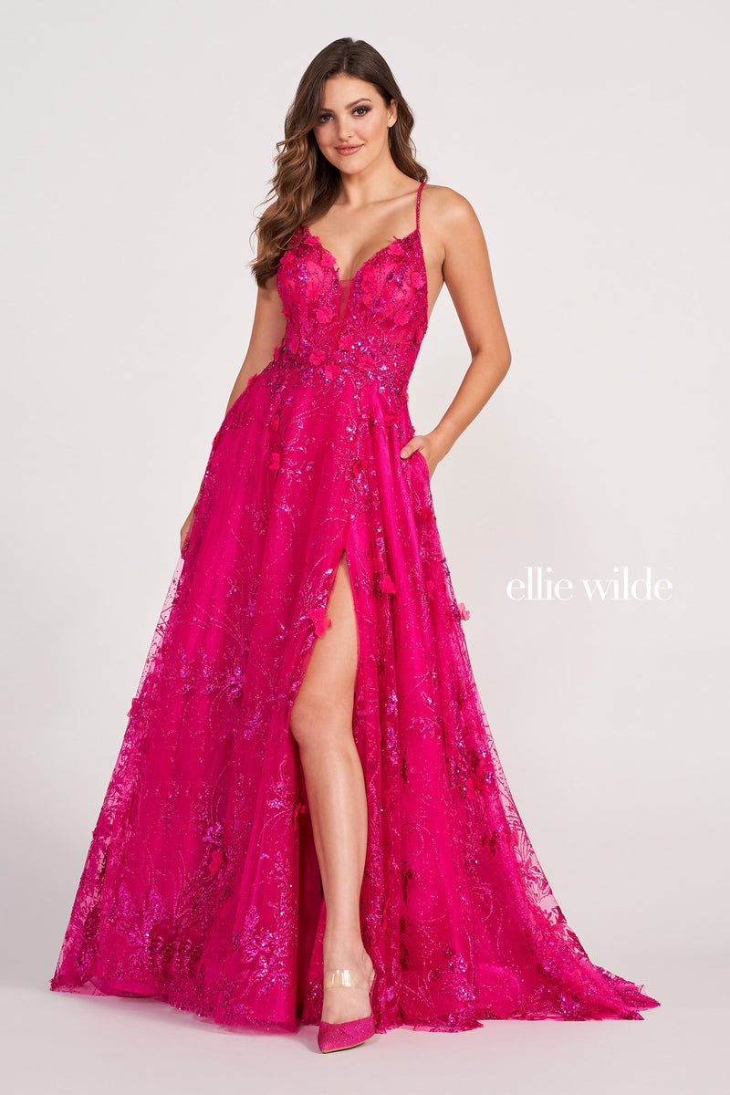 Ellie Wilde EW34102-magenta-f