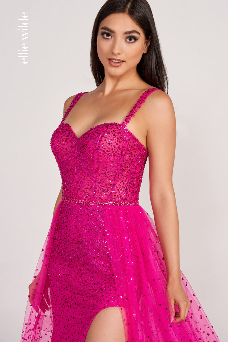 Ellie Wilde EW34104-hot-pink-f-c