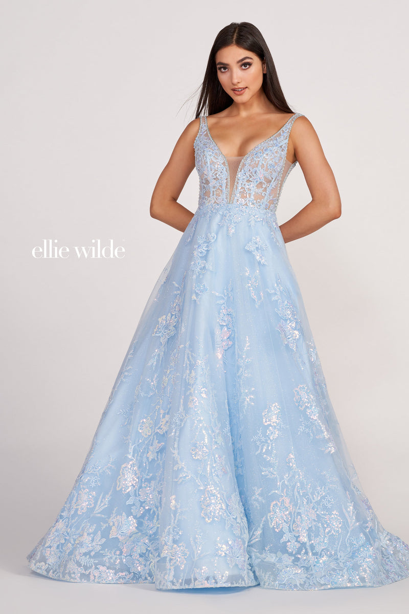 Ellie Wilde EW34105-light-blue-f-d