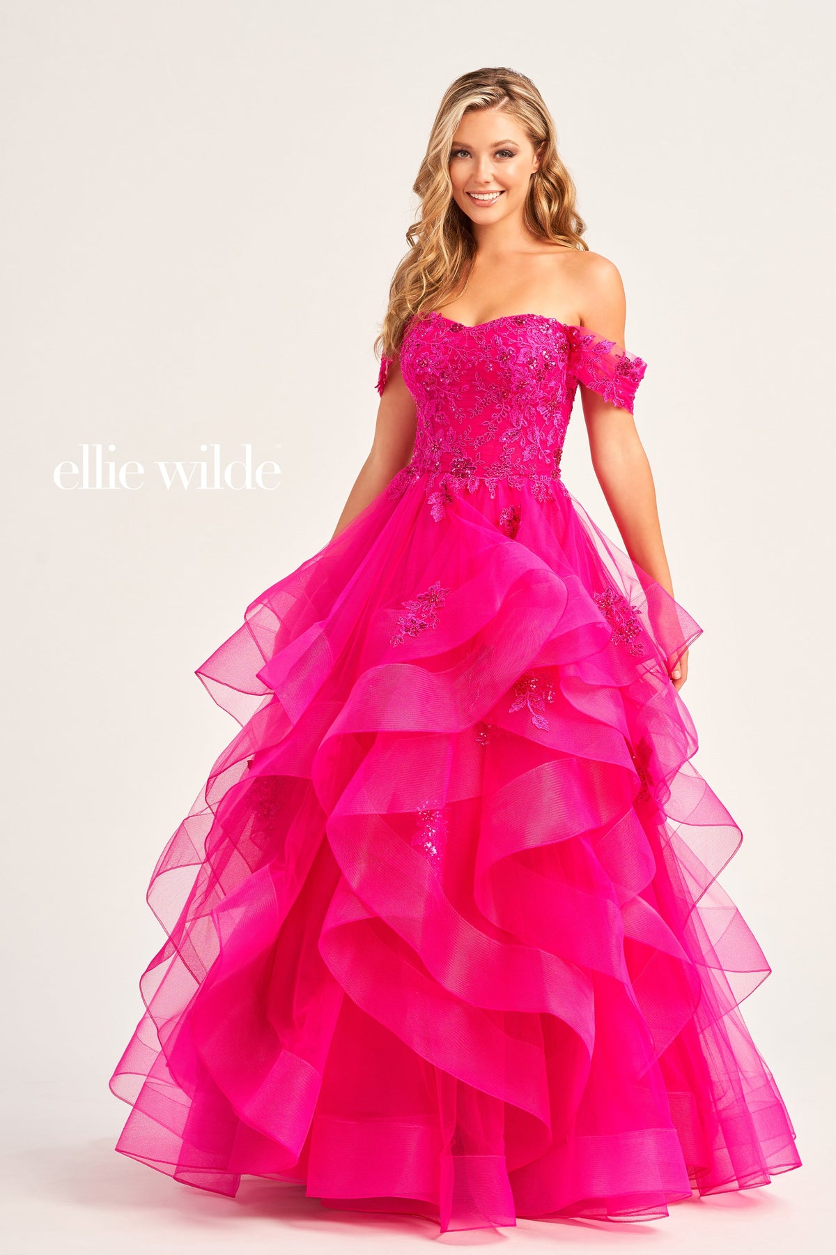 Ellie Wilde EW34108-fuschia-b