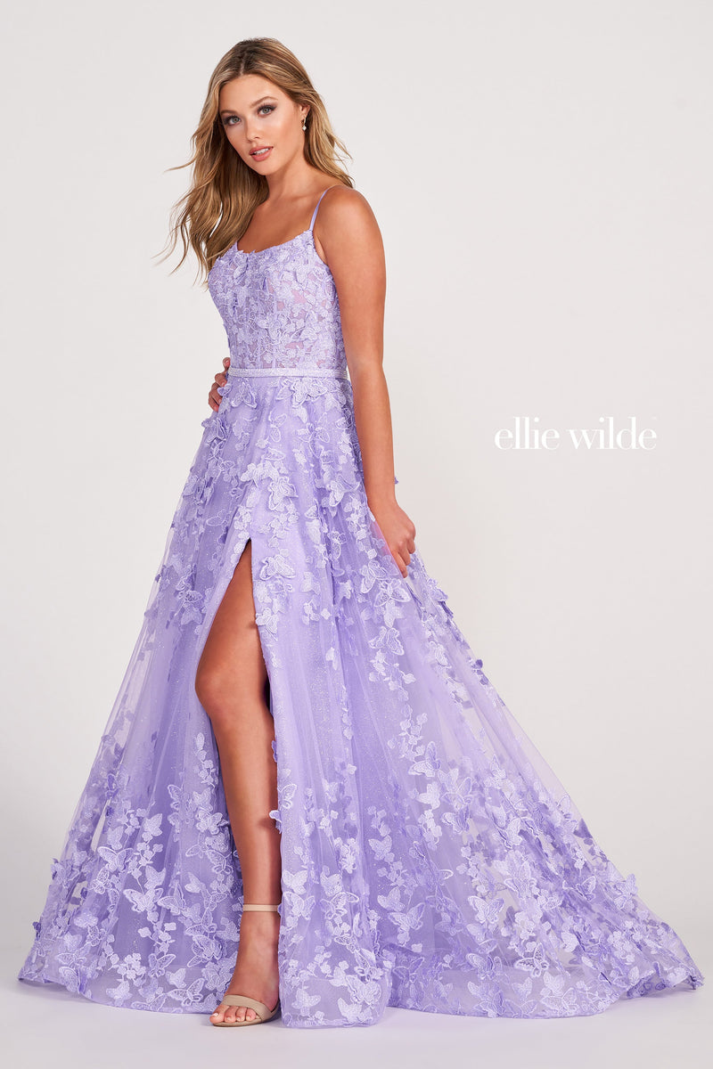 Ellie Wilde EW34109-lavender-f-d