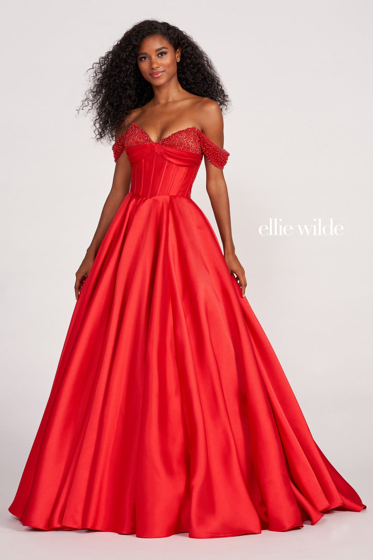 Ellie Wilde EW34118-red-f-d
