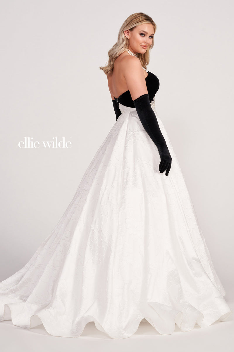 Ellie Wilde EW34133-black-white-b