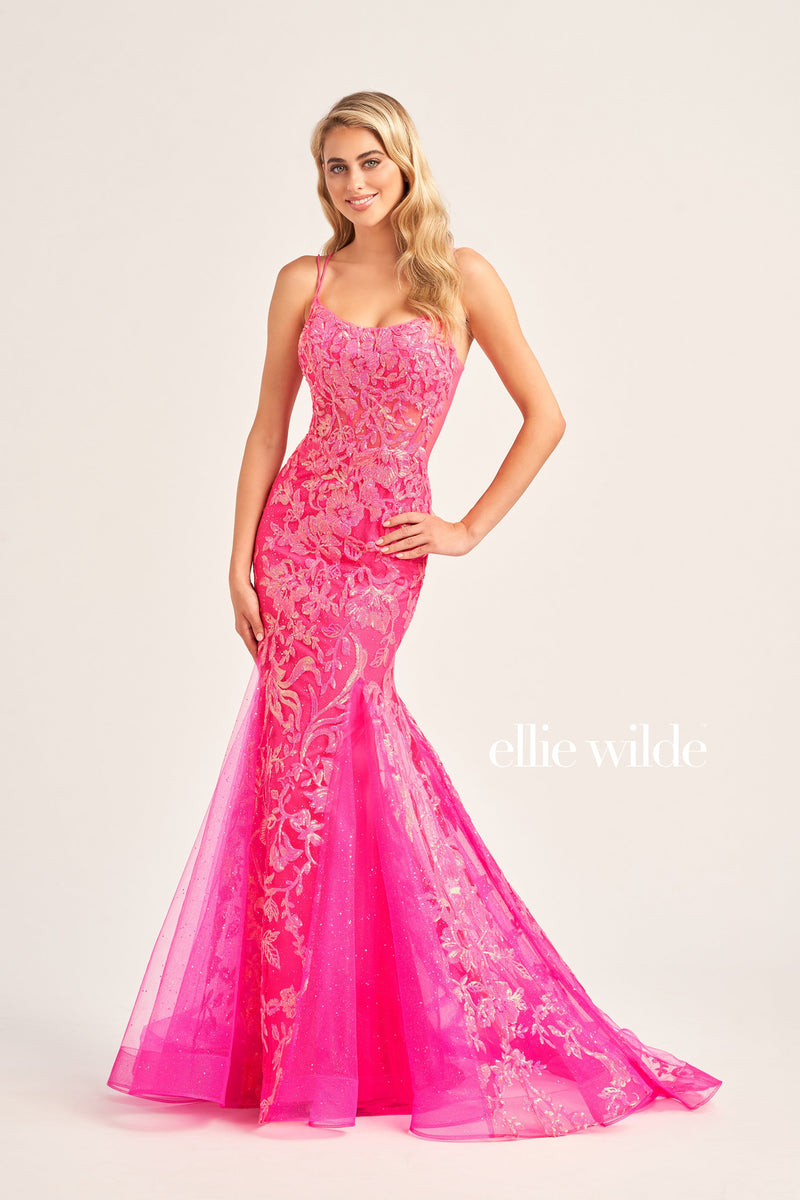 Ellie Wilde EW35008-magenta-a