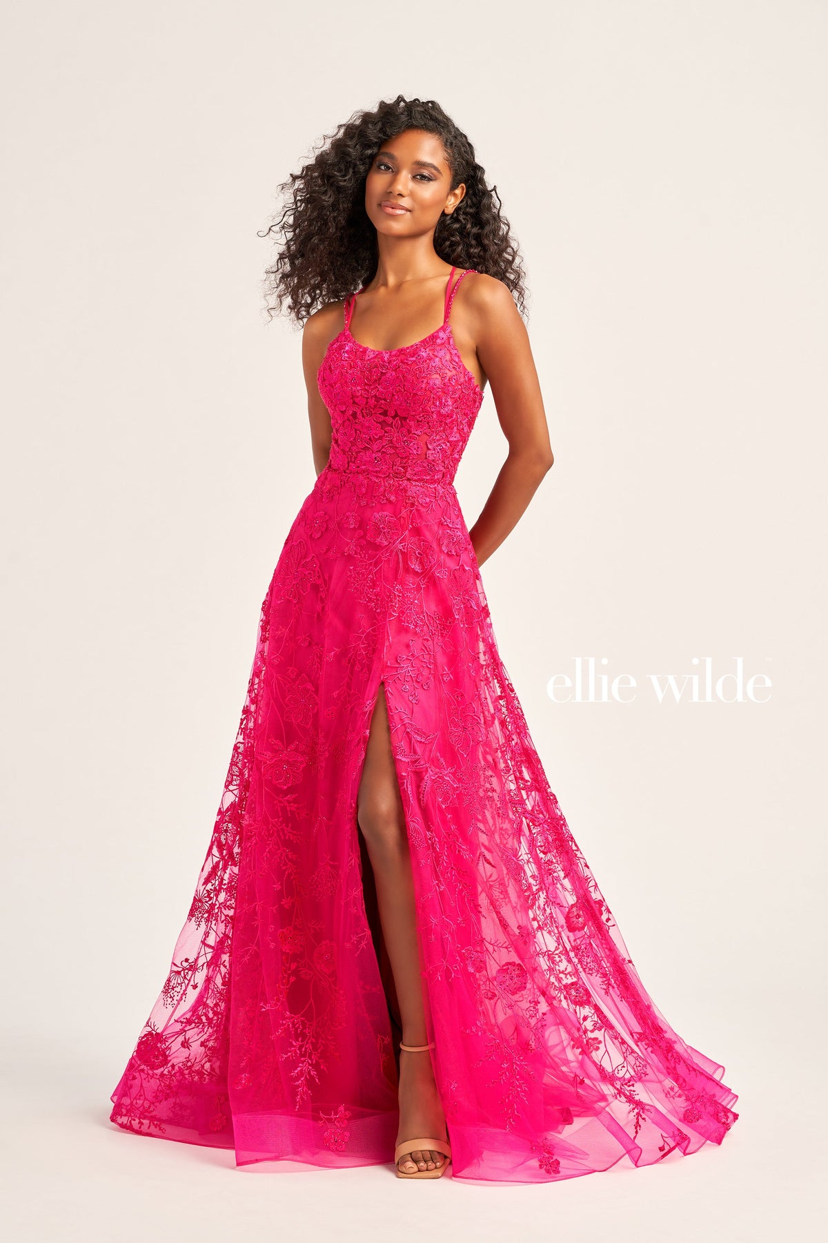 Ellie Wilde EW35012-magenta-a