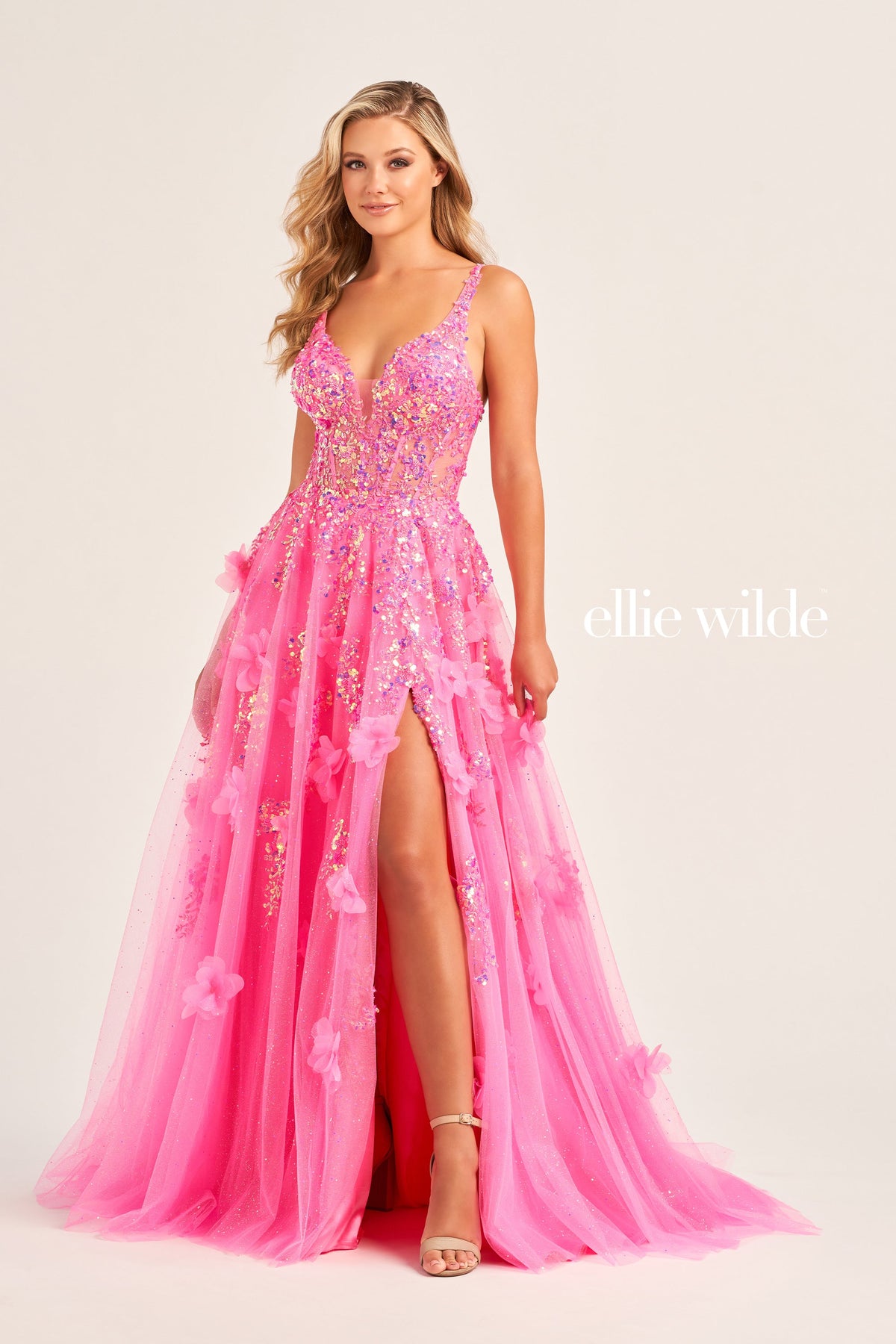 Ellie Wilde EW35047-hot-pink-a