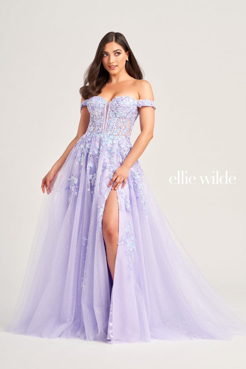 Ellie Wilde EW35058-lilac-a