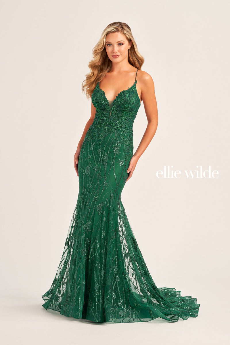Ellie Wilde EW35104-emerald-a