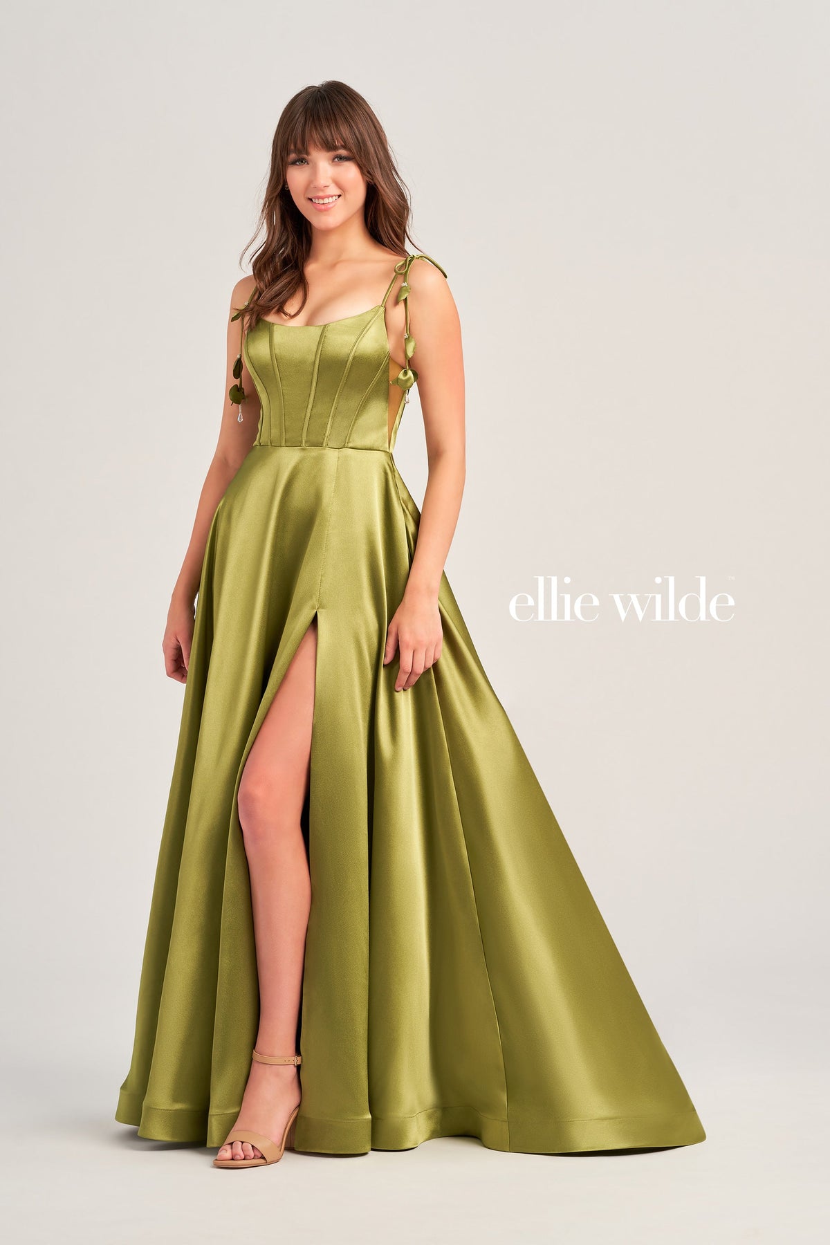 Ellie Wilde EW35215-olive-a